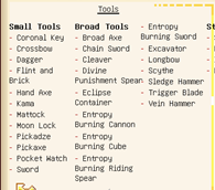 tools