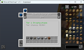 JEI Support: Enabled with chances!