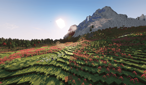 Magnifying terrain generation, compatible with shaders and Distant Horizon