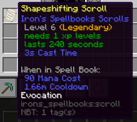 Shapeshifting Scroll (level 6)