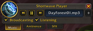 Minimized Music Player
