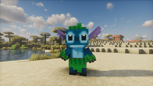 Stitch with the Hula costume