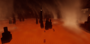 Nether with shaders