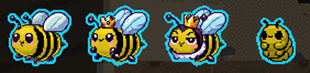 Forest Bees and Larvae