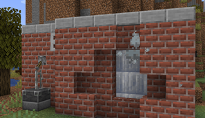 Blocks of Asbestos used as building walls