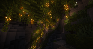 lush caves!