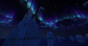 stunning ice cliffs