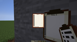 Versión 0.0.26 showing that title can be changed on each page and displays page number on block.