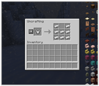 Uncrafting Table (How it Looks)