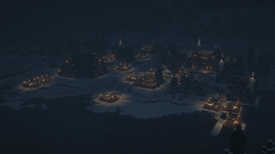 Snowy village at night.png