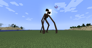 Siren Head on all fours