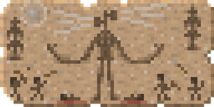 Stone Painting of Siren Head