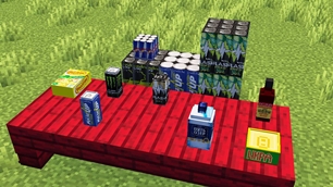 Energy drinks and blocks