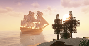 A distant ship