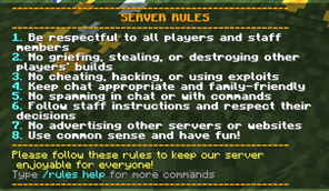 /rules command example
