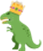 Dino with a crown.png