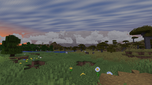 Distant Storm At Dusk