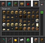 Creative Inventory Items Tab