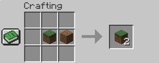 Grass Block Crafting