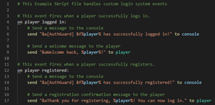 Example Skript usage