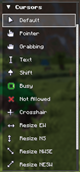 Minecraft Cursors Mod