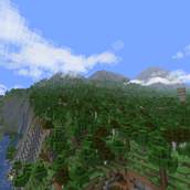 Stony peaks landscape