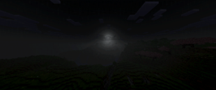 Bright Light In Night Sky