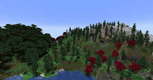 Boreal scenery: Old Growth Mega Pine Taiga, Spruce Lowlands, Seasonal Taiga and Spruce Slopes