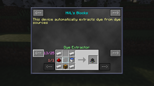 Dye Extractor Recipe