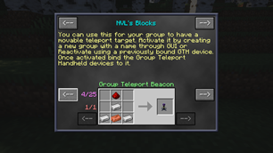 Group Teleport Beacon Recipe