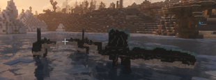 3 spinos in an ice area
