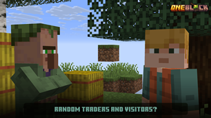 Random Traders and Visitors?