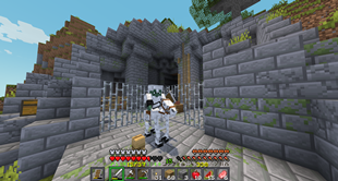 i managed to get a skeleton horse in this world