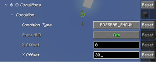 Condition Setting