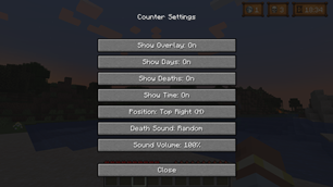 Counter Menu