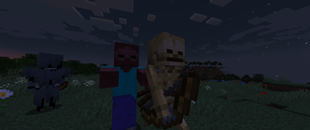 Golden Skeleton and Brutal Zombie