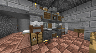 Create mixing and pressing station