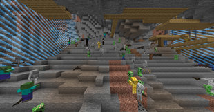 Note the increased amount of enchants armor, and tools