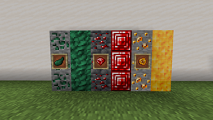 Jade, Ruby, Amber