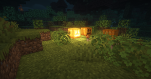 Glowing pumpkin