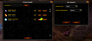 Tracked Debuffs