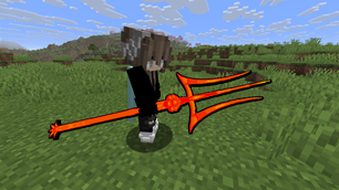 me holding the trident