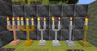 Tall candlesticks