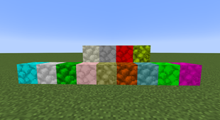 All the raw ore blocks