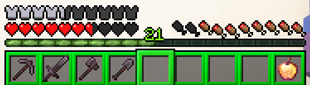 Green Hotbar