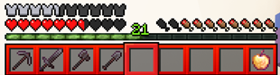 Red Hotbar