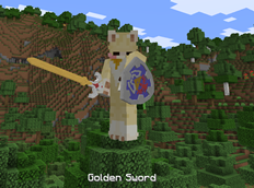 gold sword