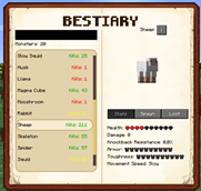 Sheep with progression on