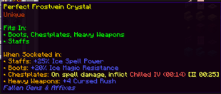 Frostvein Crystal Gem