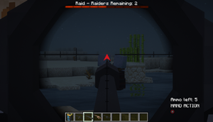 12. AWP (sniper) aiming with scope x4